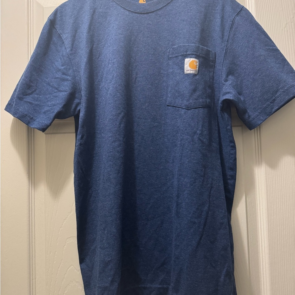Carhartt Men's Blue Pocket T-Shirt